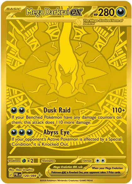 Gold Mega Darkrai ex